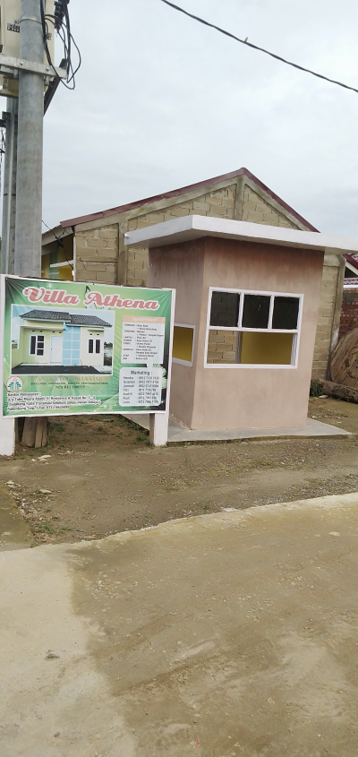 foto gerbang perumahan VILLA ATHENA