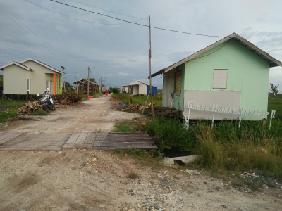 foto gerbang perumahan GREEN HUNIAN MANARAP 2