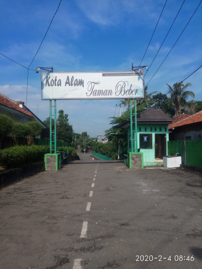 foto gerbang perumahan KOTA ALAM TAMAN BEBER TAHAP 2