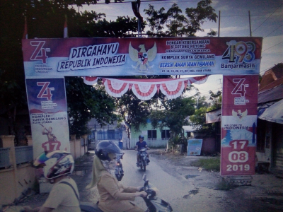 foto gerbang perumahan SURYA GEMILANG
