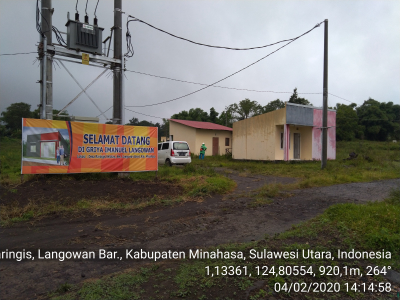 foto gerbang perumahan GRIYA IMANUEL LANGOWAN