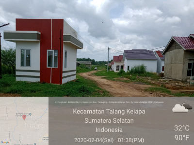 foto gerbang perumahan Muzazi Village