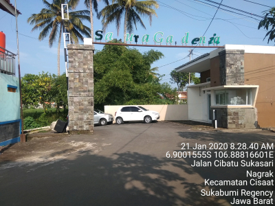 foto gerbang perumahan Sakura Gardenia 