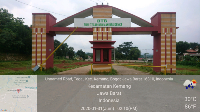 foto gerbang perumahan PERUMAHAN KORPRI BUMI TEGAR BERIMAN