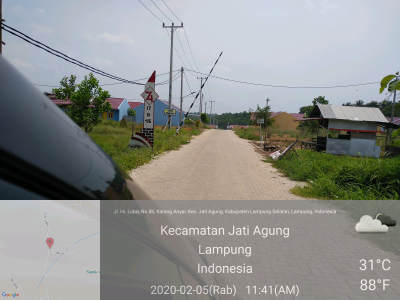foto gerbang perumahan permata asri 2
