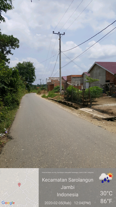 foto gerbang perumahan Grand Warna Residence