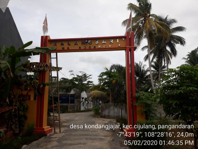 foto gerbang perumahan Kalangsari MR Regency