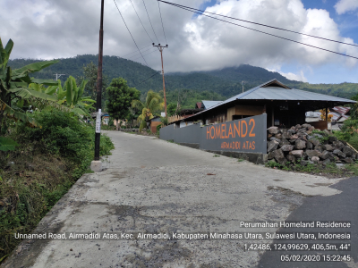 foto gerbang perumahan HOMELAND RESIDENCE
