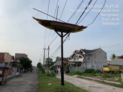 foto gerbang perumahan Perumahan Wisma Pangeranan Asri