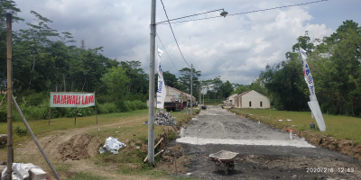foto gerbang perumahan Rajawali Land