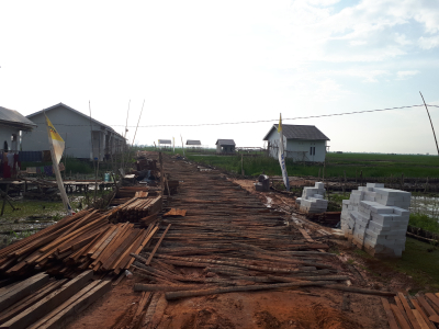 foto gerbang perumahan PESONA BERLIAN