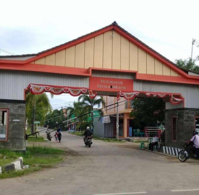 foto gerbang perumahan Griya Abdi Karya