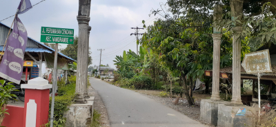 foto gerbang perumahan cendana asri namorambe   