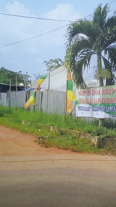 foto gerbang perumahan Perum Green Pesona Selindung