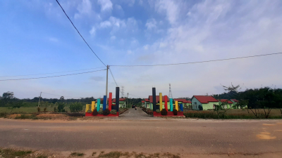 foto gerbang perumahan Griya Bukit Baling