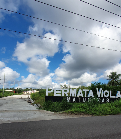foto gerbang perumahan PERMATA VIOLA MATUNGKAS