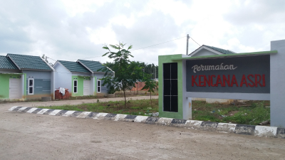 foto gerbang perumahan Kencana asri