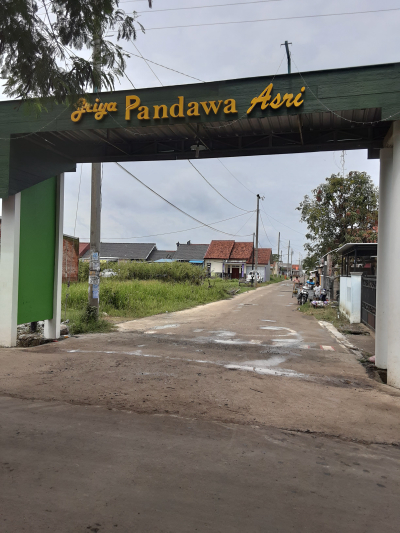 foto gerbang perumahan GRIYA PANDAWA ASRI