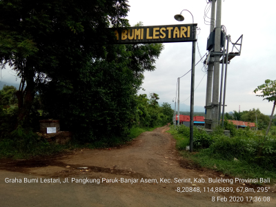 foto gerbang perumahan GRAHA BUMI LESTARI