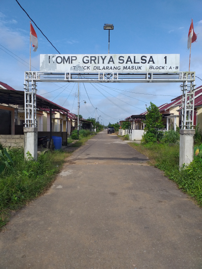 foto gerbang perumahan Griya Salsa 2