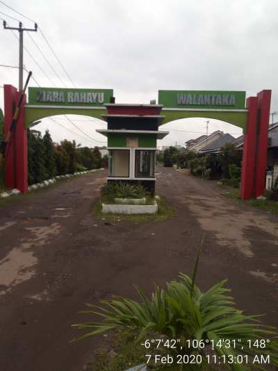 foto gerbang perumahan KIARA RAHAYU
