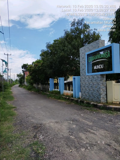 foto gerbang perumahan Graha Nuansa Mundu