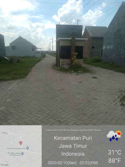 foto gerbang perumahan GRAND EMERALD PURI