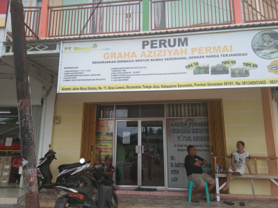 foto gerbang perumahan Graha Aziziyah Permai