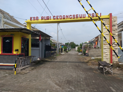 foto gerbang perumahan Puri Gedangsewu Asri 