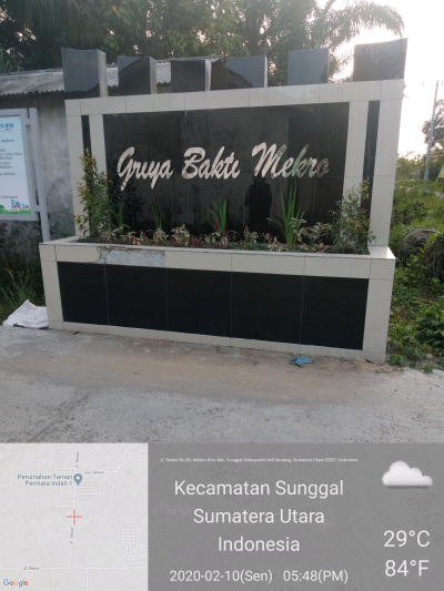 foto gerbang perumahan GRIYA BAKTI MEKRO 