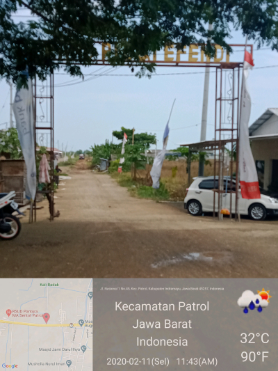 foto gerbang perumahan GRAND RIZQI EFENDI PATROL