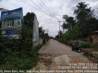 foto gerbang perumahan Dua Putri Mandiri Tahap 3