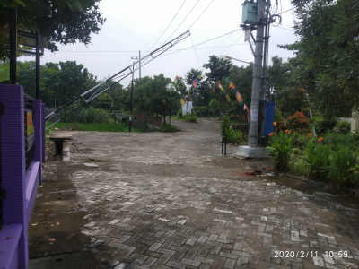 foto gerbang perumahan NIRWANA GREENLAND