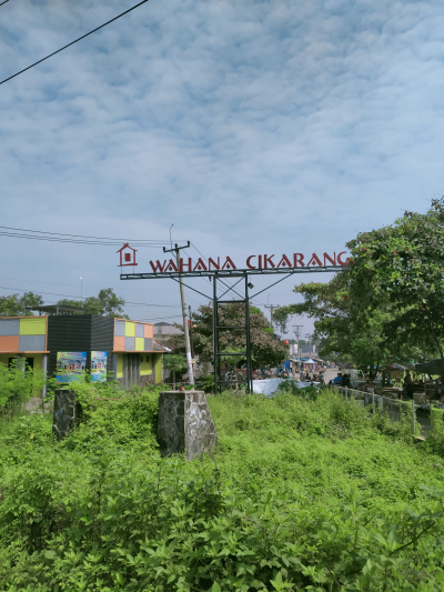 foto gerbang perumahan WAHANA CIKARANG