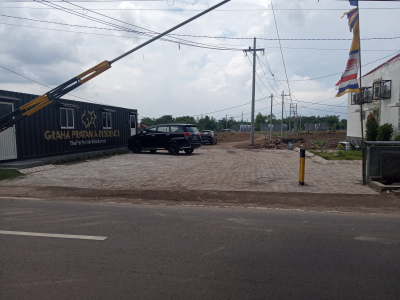 foto gerbang perumahan Graha pratama residence