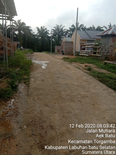 foto gerbang perumahan Siagian Agro Permai
