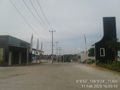 foto gerbang perumahan Kamilan Ciracas Permai 