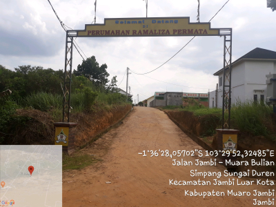 foto gerbang perumahan Ramaliza Permata