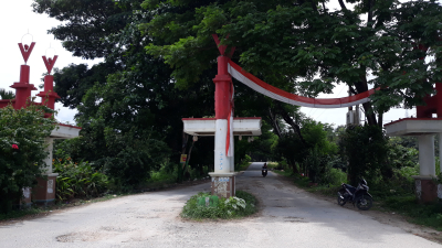 foto gerbang perumahan GRAHA ASRI PUUWATU THE ROSEMARY
