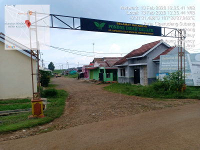 foto gerbang perumahan PONDOK INDAH KALIJATI
