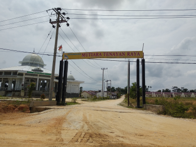 foto gerbang perumahan MUTIARA TENAYAN RAYA K