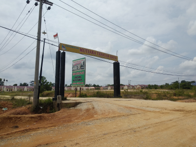 foto gerbang perumahan MUTIARA TENAYAN RAYA A B