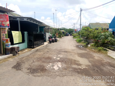 foto gerbang perumahan GREEN PABUARAN