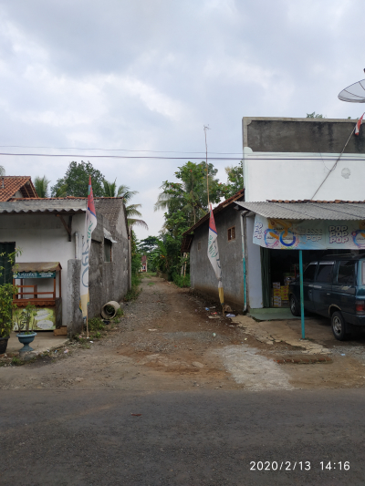 foto gerbang perumahan Perum Delima Village