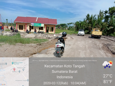 foto gerbang perumahan Harfiah Kayu Kalek Permai Koto Tangah