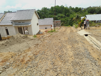 foto gerbang perumahan Green oasis