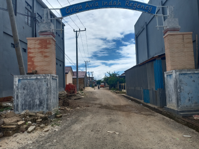 foto gerbang perumahan GRIYA AVIA INDAH REGENCY