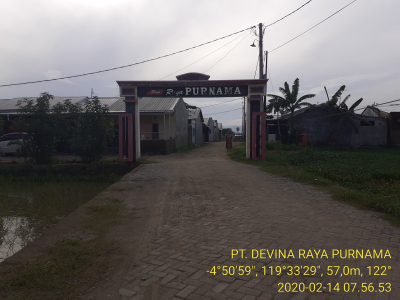 foto gerbang perumahan RAYA PURNAMA 1