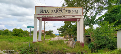 foto gerbang perumahan Bina Karya Permai