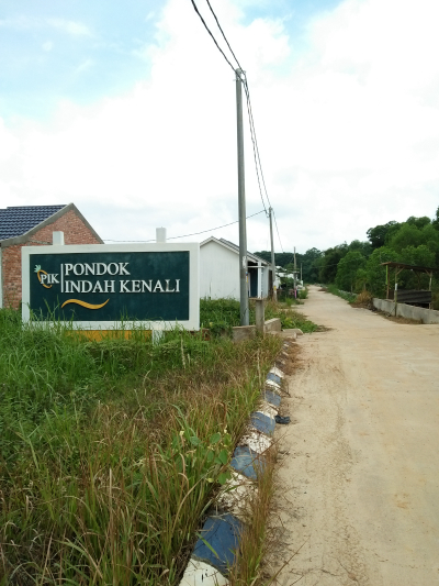 foto gerbang perumahan PONDOK INDAH KENALI
